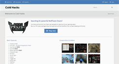 Desktop Screenshot of coldhacks.com