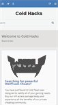 Mobile Screenshot of coldhacks.com